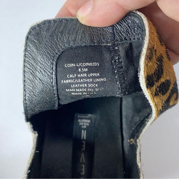 Steven By Steve Madden Leopard Print Coin Sneaker Embellished Calf Hair 8.5 - Picture 16 of 16